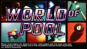 World of Pool screenshot logo