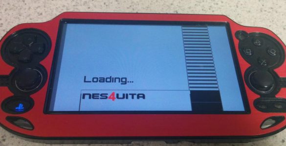 NES4Vita splash screen vignette